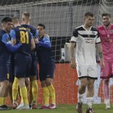 Les Luganais devront s'imposer au match retour à Thoune. KEYSTONE/EPA/ANTONIO BAT
